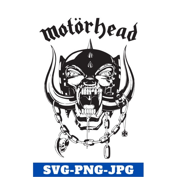 Motörhead SvG Png, Heavy Metal SvG Png, einzigartiges Weihnachtsgeschenk, persönliches Weihnachtsgeschenk, digitaler Download