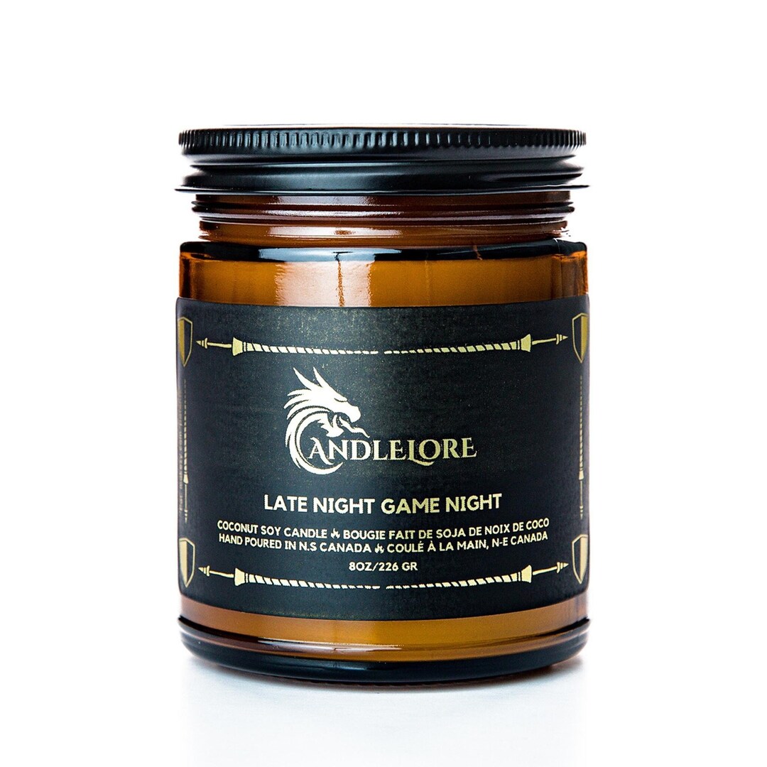 Tabletop Gaming Candle Dnd RPG Scented Coconut Soy Candle Etsy