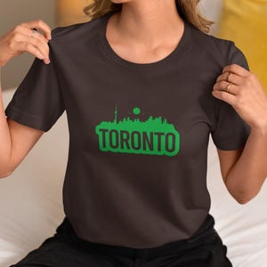 Toronto skyline t-shirt – Minimal Canada city shirt with CN Tower silhouette
