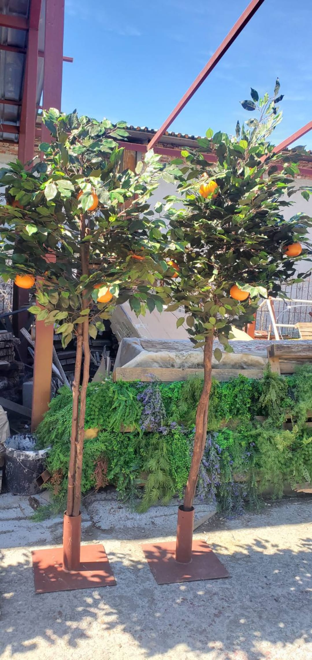 Artificial Orange Tree, Orange Tree, Fake Orange Tree, Orange, Fake Tree, Decor Tree Etsy