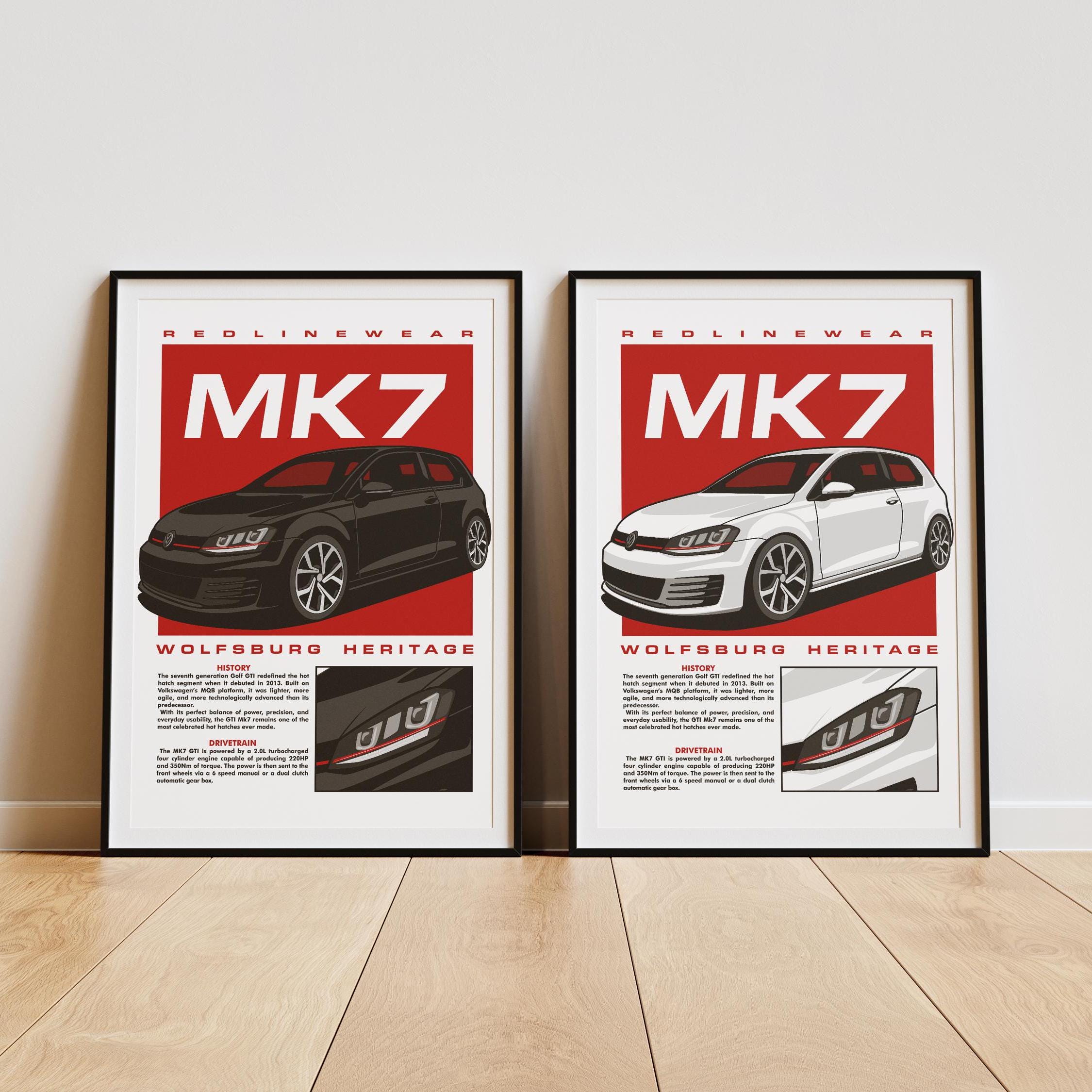 Volkswagen golf gti poster - Etsy 日本