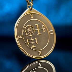 King Buer Healer of all Distempers, Teacher of Arts - Lesser Key of Solomon Seal demon pendant amulet kabbalah occult magic goetia talisman