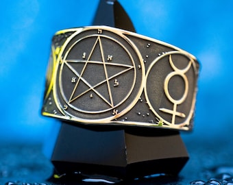 First Pentacle of Mercury Ring: Solomon Seal for Spirit Invocation, Firmament Spirits Talisman