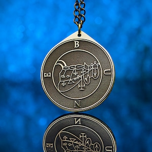 Duke Bune Demon of True Answers unto Demands - Lesser Key of Solomon Seal demon pendant amulet kabbalah occult magic goetia talisman