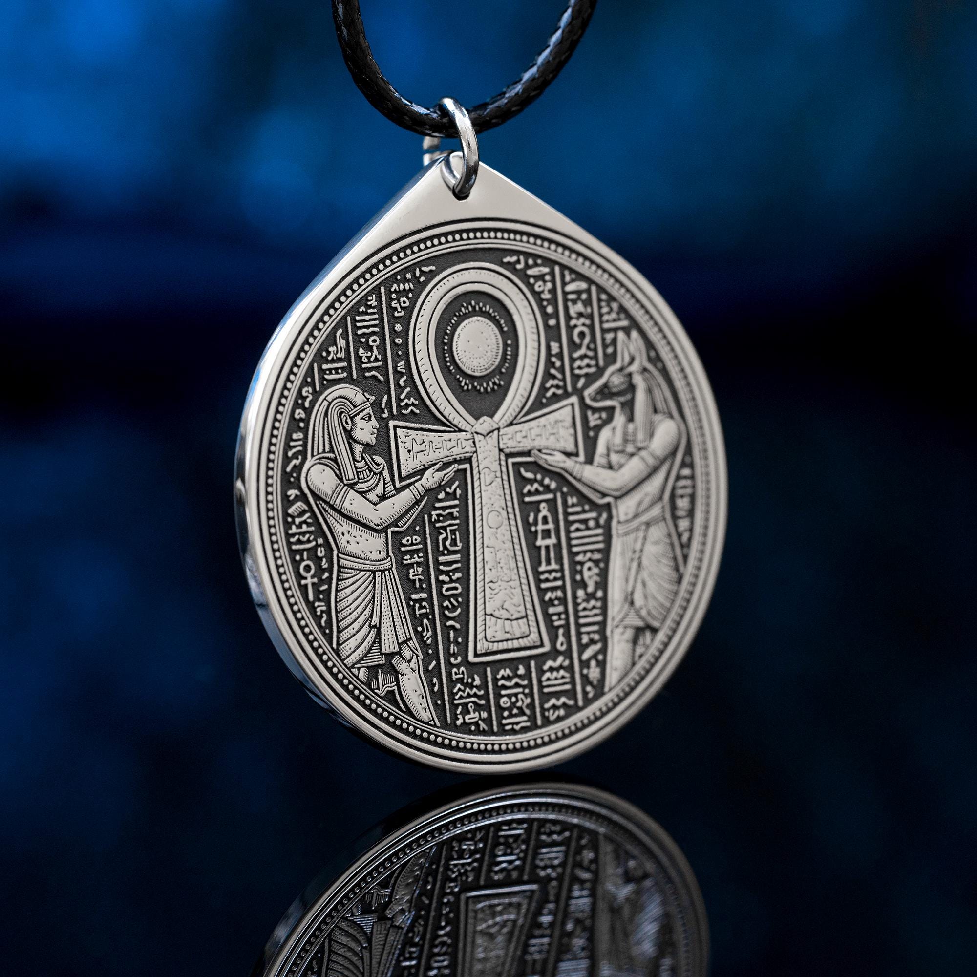 Ankh Pendant: Egyptian Symbol of Life, Protection, and Ancient Power, Amulet Pharaoh, Anubis ...