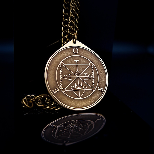 President Ose Demon of Divine and Secret Things - Lesser Key of Solomon Seal demon pendant amulet kabbalah occult magic goetia talisman