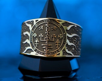 Archanioł URIEL Duch Proroctwa Pieczęć Salomona regulowany pierścień kabała amulet talizman anioł okultystyczna magia