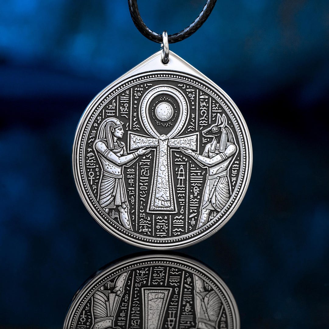 Ankh Pendant: Egyptian Symbol of Life, Protection, and Ancient Power, Amulet Pharaoh, Anubis ...