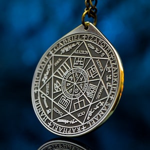 The Seal of the Seven Archangels by Asterion seal solomon kabbalah amulet pendant goetia occult magic lemegeton goetia