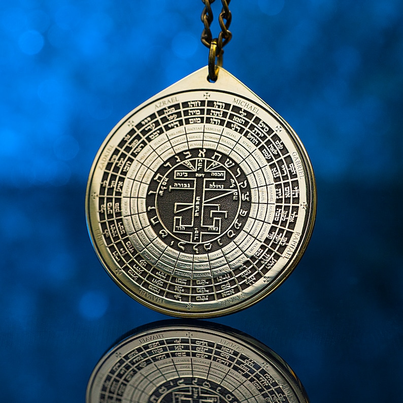 72 Names of God pendant