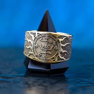 Archangel MICHAEL Protector Seal of Solomon adjustable ring kabbalah amulet talisman angel occult magic
