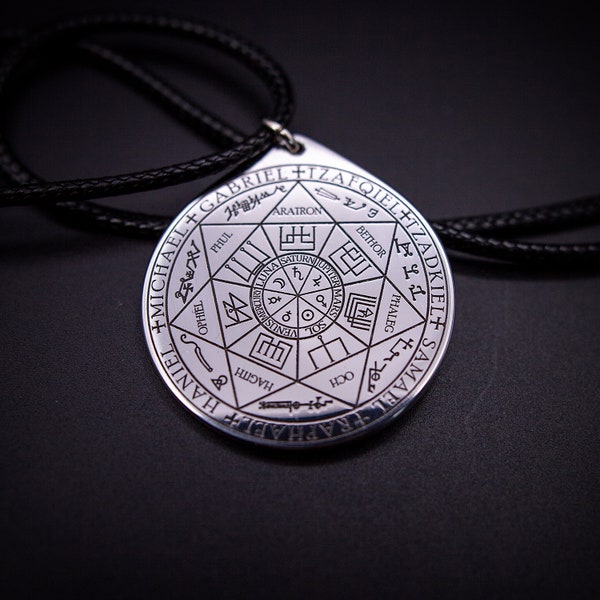 The Seal of the Seven Archangels by Asterion seal solomon kabbalah amulet pendant goetia occult magic lemegeton goetia