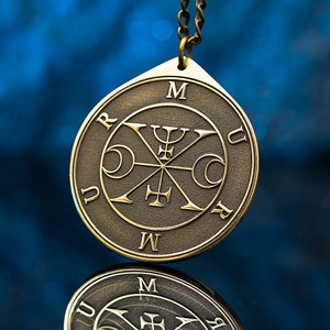 Murmur Seal Pendant: Demon of Necromancy and Philosophy, Solomon Kabbalah Goetia Amulet