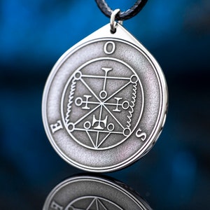 Präsident Ose Dämon der Göttlichen und geheimen Dinge - kleiner Schlüssel von Solomon Robbet Voso Anhänger Amulett Kabbalah okkulte Magie Goetia Talisman