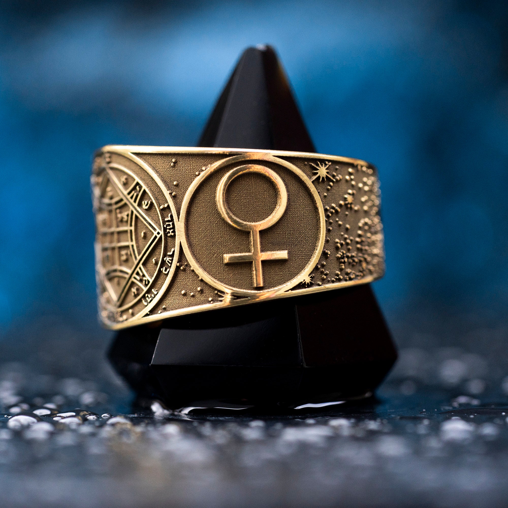 Goetia Fourth Pentacle of Venus Brass Ring: Kabbalah Solomon Seal ...