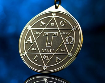 Hexagram of Solomon Sacred Geometry Seal talisman solomon kabbalah amulet magic pendant occult goetia