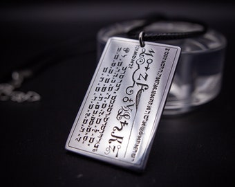 FIRST Seal of Moses Pendant: Archangel Authority, Hidden Wealth and Obedience Talisman, Goetia Kabbalah