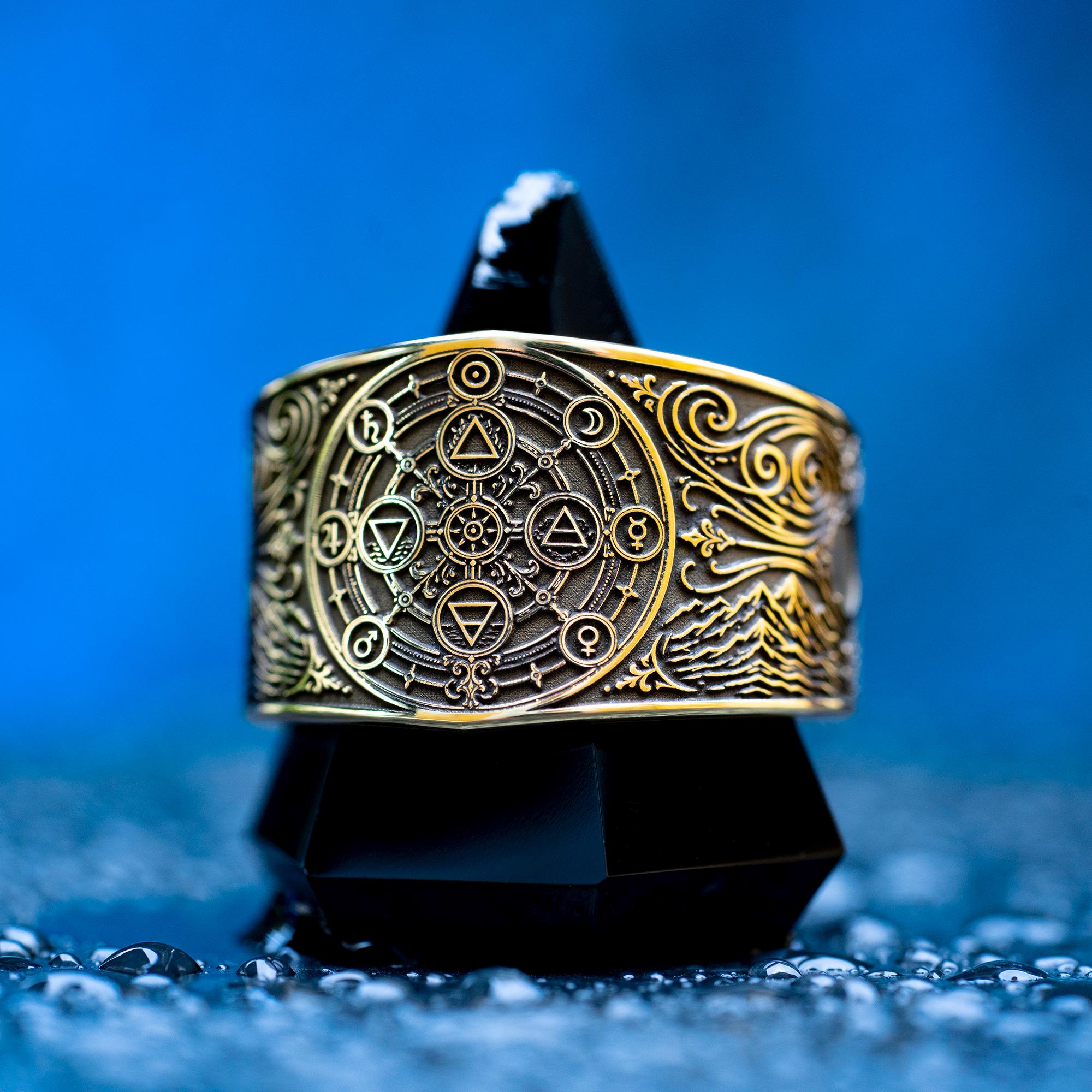 Alchemy Gothic Ring - Etsy