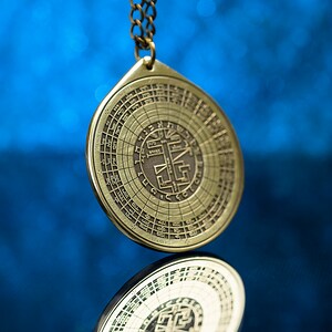 72 Names of God pendant