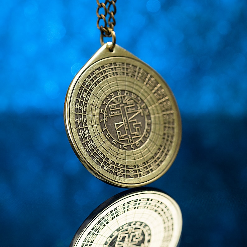 72 Names of God pendant