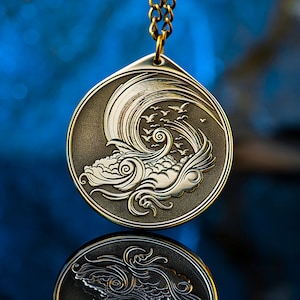 Luftelementhänge: Element av inspiration och insikt, Alkemi Goetia Kabbalah Amulett