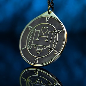 Vapula Seal Pendant: Demon of Skill and Knowledge, Solomon Kabbalah talisman