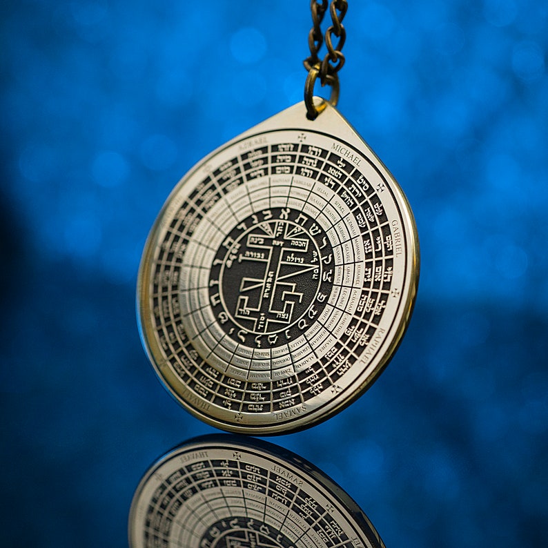 72 Names of God pendant
