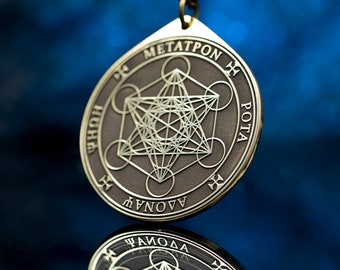 Archangel Metatron Angel of Life Seal solomon kabbalah amulet pendant magic occult goetia talisman