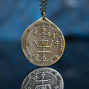 Archangel MICHAEL Protector Seal of Solomon pendant kabbalah amulet talisman angel occult goetia magic