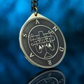Andras Seal Pendant: Lesser Key of Solomon Amulet, Occult Talisman product logo