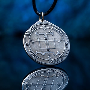 Erzengel GABRIEL Lehrer alle Mysterien der Göttlichkeit Siegel Salomons Anhänger Kabbalah Amulett Talisman Engel okkulter Goetia Magie