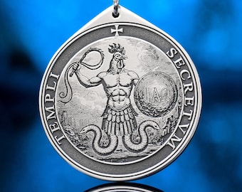 Abraxas Sigil Pendant: Gnostic Symbol of Protection, Balance and Personal Sovereignty, Goetia Solomon