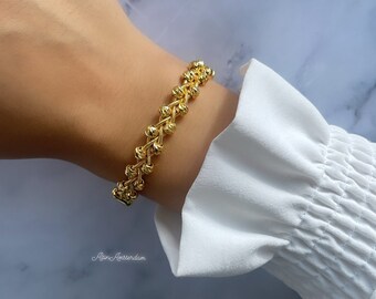 Dorika 22K vergulde armband