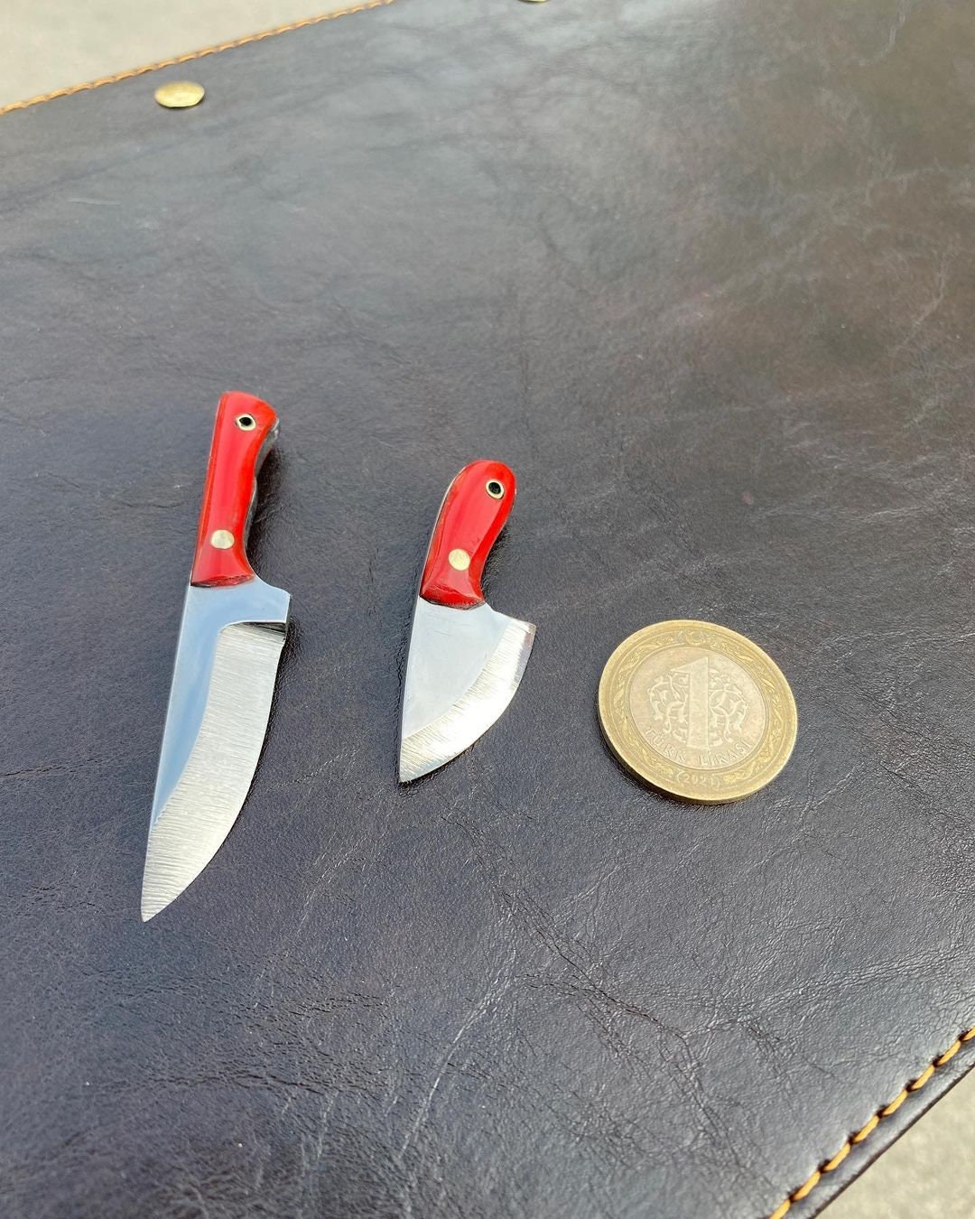 Custom Made Mini Neck Pocket Knife 100 Handmade Knife Etsy