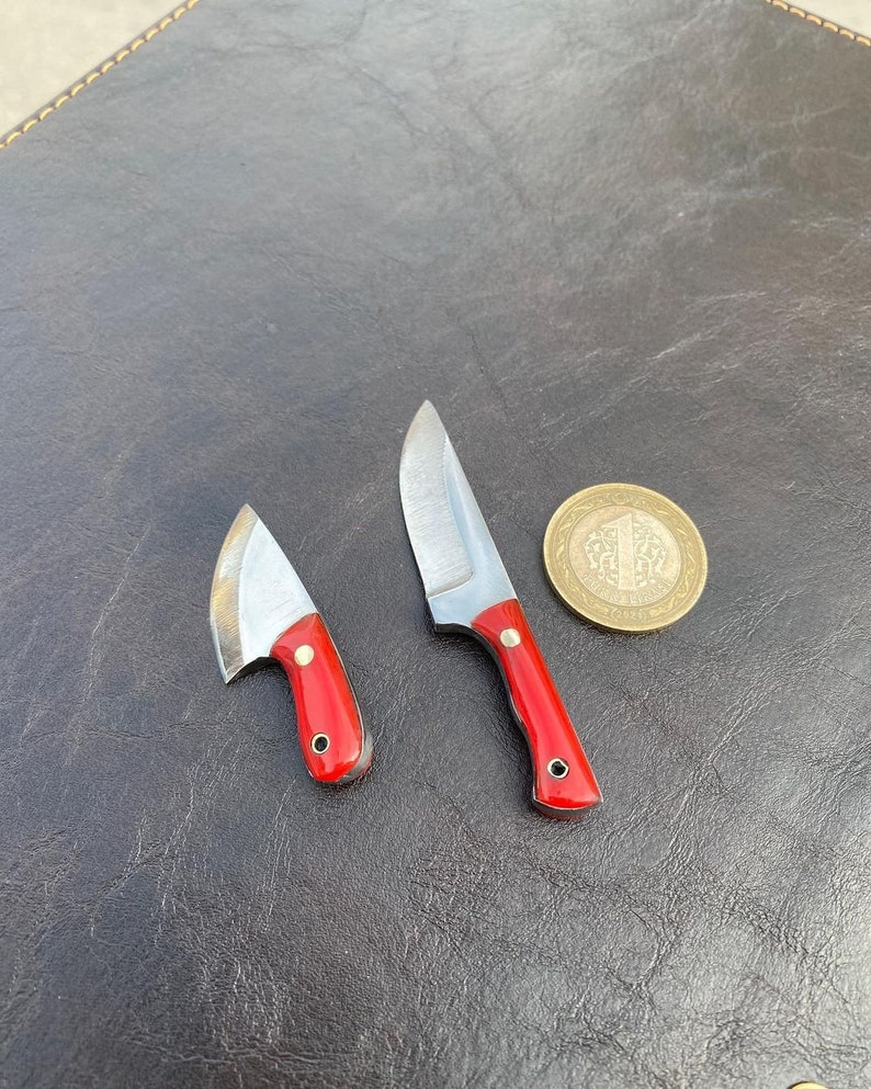Custom Made Mini Neck Pocket Knife 100 Handmade Knife Etsy