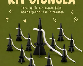 KIT GIUNGLA 40 idro-spilli per la cura delle piante in vacanza (edizione limitata)