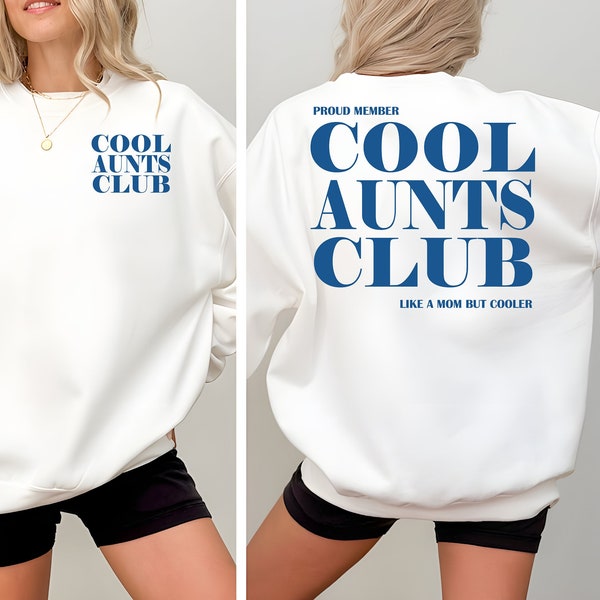 Cool Aunts Club Aunt T-shirt Cool Aunt t-shirt Cool Aunts Club Promoted To Aunt Cool Aunt Shirt Aunt Sweater Future Aunt Gift Cool Aunt Club