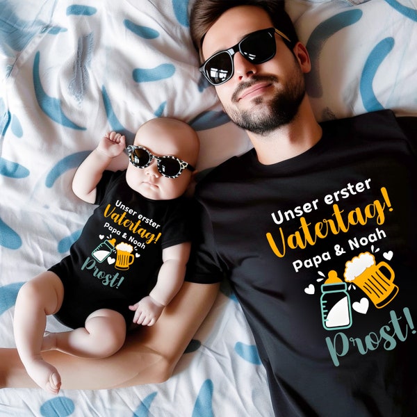 Fathers & Little Heroes The Perfect Matching Set for First Father's Day!Dad and Me Matching Set for First Father's Day 2024!Fathers Day Gift