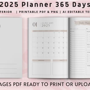 2025-2026 Digital Planner | Hyperlinked Dated Life Planner for GoodNotes & Notability | iPad Pro, Daily/Weekly/Monthly, Beige Aesthetic