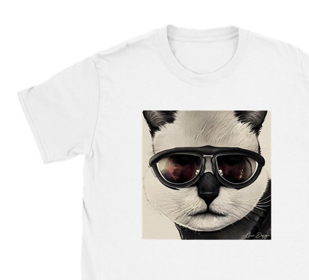 Cool Cat Shirt for Kids. Cat Lover Shirt. Gift Tshirt for Kids