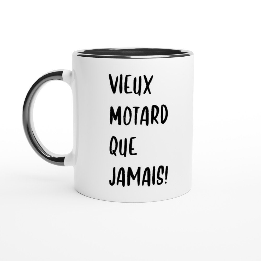 Mug cadeau motard - je ne suis pas parfait mais je suis motard - Cadea