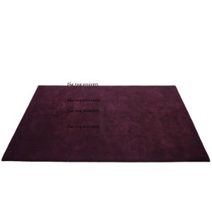 Donker wijnrood handgetuft massief wollen tapijt minimalistisch tapijt woonkamer slaapkamer kantoor op maat gemaakt tapijt handgetuft 5 x 8 6 x 9 7 x 10 8 x 10
