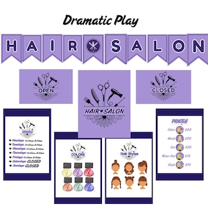 Dramatic Play &#39;HAIR SALON&#39; Printables