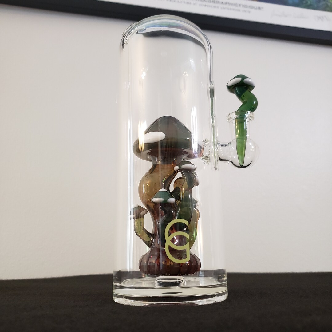 Mushroom Terrarium Pipe Charli Glass Etsy