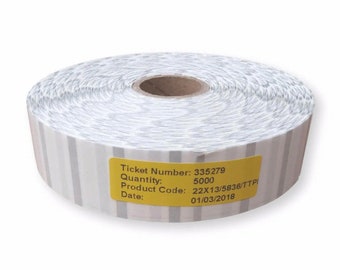 22mm x 13mm clear transparent labels 5000 roll stickers seals