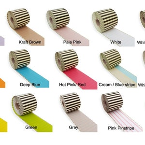 Rollo de etiquetas térmicas directas continuas de 62 mm x 30 m, de colores, compatible con Brother (DK222205)