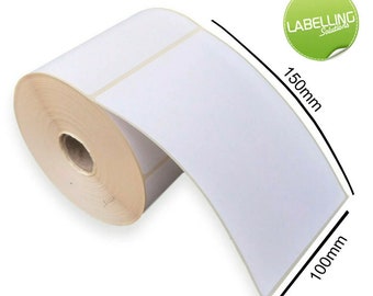 500 x roll Royal Mail Compatible 4X6" 100x150MM Direct thermal labels shipping stickers