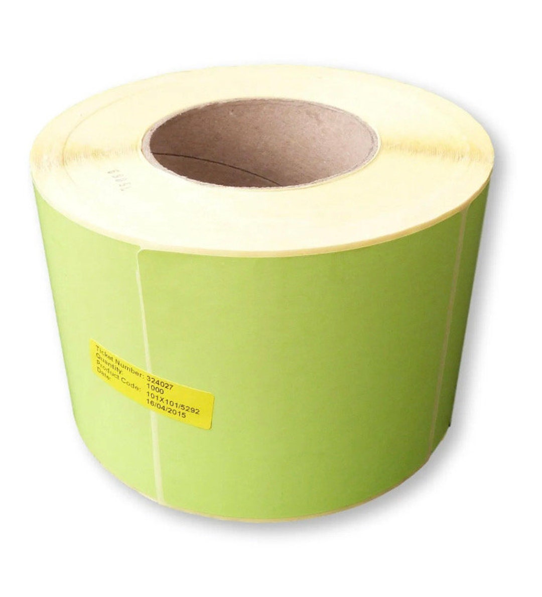 Etikett 100 x 150 mm - Thermopapier weiß permanent - 250 pro Rolle - 25 mm Hülse