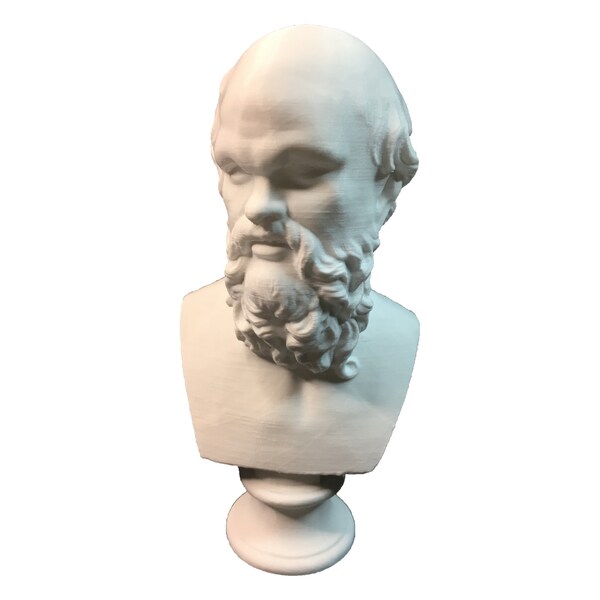 Ancient Greek Philosopher Socrates Statue 6 inç Bust