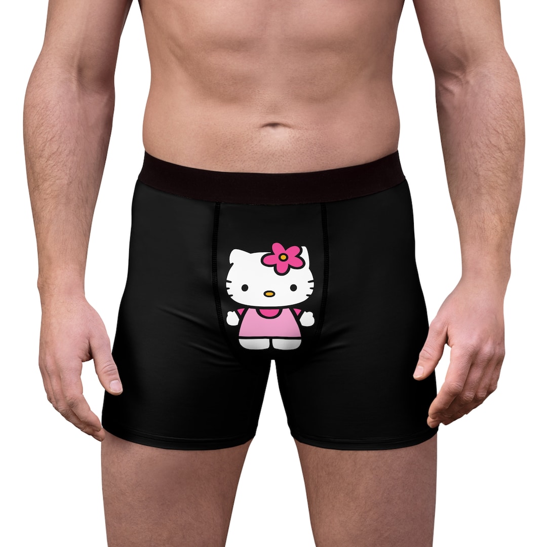 Cute Hello Kitty Boxers for Men AOP Ben's Underwear - Etsy